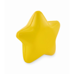 Anti-stress clássico em forma de estrela em diferentes cores cor amarelo