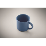 Caneca monocromática de cor mate com borda superior 300 ml cor azul vista fotografia segunda vista