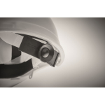 Capacete de trabalho com correia ajustável entre 52 e 62 cm cor branco vista fotografia quarta vista