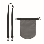 Saco de poliéster resistente à água com capacidade de 1,5L Bayside cor cinzento-escuro quinta vista