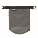 Saco de poliéster resistente à água com capacidade de 1,5L Bayside cor cinzento-escuro oitava vista