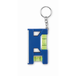 Porta-chaves com duplo nível de bolha, régua de 7 cm e base magnética cor azul real sétima vista