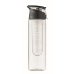 Garrafa de água com infusor amovível no centro e pega 500ml cor preto