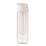 Garrafa de água com infusor amovível no centro e pega 500ml cor branco