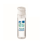 Garrafa de água com infusor amovível no centro e pega 500ml cor branco vista principal
