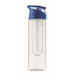 Garrafa de água com infusor amovível no centro e pega 500ml cor azul real