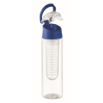 Garrafa de água com infusor amovível no centro e pega 500ml cor azul real segunda vista