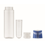 Garrafa de água com infusor amovível no centro e pega 500ml cor azul real terceira vista