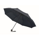 Guarda-chuva antivento com saco e estojo com fecho de correr Ø100 cor azul