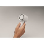 Ventoinha portátil com suporte para secretária e telemóvel cor branco vista fotografia oitava vista