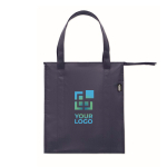 Saco térmico de non-woven com isolamento de alumínio 25 L cor azul vista principal