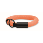 Porta-chaves pulseira flutuante ideal para o levar consigo na água cor cor-de-laranja