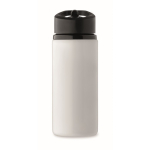 Garrafa de aço inoxidável reciclado com bocal e pega 500 ml cor branco quinta vista