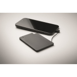 Powerbank magnético com cabos incorporados 2500 mAh cor preto vista fotografia quarta vista