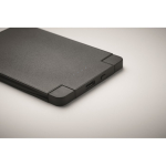 Powerbank magnético com cabos incorporados 2500 mAh cor preto vista fotografia quinta vista