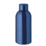 Garrafa monocromática antifugas de aço inoxidável reciclado 500 ml cor azul