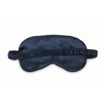 Máscara para dormir macia de poliéster com saco de fecho a condizer cor azul segunda vista