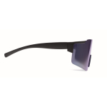 Óculos de sol desportivos com lentes espelhadas e proteção UV400 cor azul terceira vista