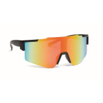 Óculos de sol desportivos com lentes espelhadas e proteção UV400 cor multicolor