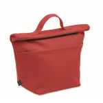 Saco térmico pessoal com fecho roll-top e asa de transporte cor vermelho