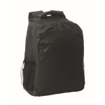 Mochila para portátil com bolsos dianteiros e laterais 15'' cor preto