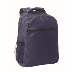 Mochila para portátil com bolsos dianteiros e laterais 15'' cor azul