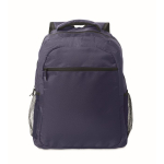 Mochila para portátil com bolsos dianteiros e laterais 15'' cor azul sexta vista
