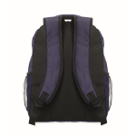 Mochila para portátil com bolsos dianteiros e laterais 15'' cor azul sétima vista