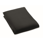 Manta ou almofada para viagens com tira para trolley 220 g/m2 cor preto