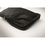 Manta ou almofada para viagens com tira para trolley 220 g/m2 cor preto vista fotografia quinta vista