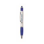 Caneta com parte superior de função anti-stress, tinta azul cor azul real vista principal