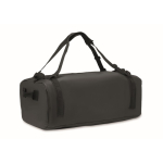 Saco grande de lona com tiracolo ajustável e amovível cor preto