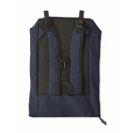 Mochila de fecho roll-top com faixa refletora e impermeável 15'' cor azul nona vista