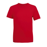 T-shirt unissexo feita de algodão Cotton USA™ SOL'S cor vermelho quinta vista