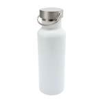 Garrafa de aço inoxidável reciclado ideal para água 500 ml cor branco