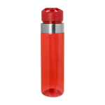 Garrafa de água feita de tritan com bocal rebatível 650 ml cor vermelho segunda vista frontal