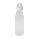 Garrafa de água de plástico reciclado com pega de transporte 800 ml cor transparente segunda vista
