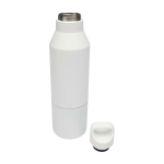 Garrafa térmica, aço inoxidável reciclado com copo amovível 600 ml cor branco segunda vista