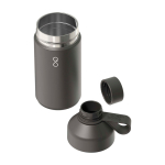 Garrafa de aço inoxidável reciclado, parede dupla 750 ml Ocean Bottle cor preto segunda vista