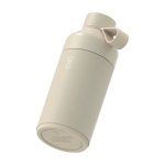 Garrafa de aço inoxidável reciclado, parede dupla 750 ml Ocean Bottle cor areia