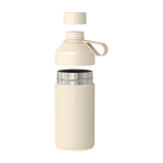 Garrafa de aço inoxidável reciclado, parede dupla 750 ml Ocean Bottle cor areia terceira vista