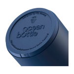 Garrafa de aço inoxidável reciclado, parede dupla 750 ml Ocean Bottle cor azul-marinho vista detalhe 1