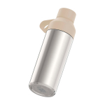 Garrafa feita de materiais reciclados com chávena 620 ml Ocean Bottle cor areia