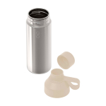 Garrafa feita de materiais reciclados com chávena 620 ml Ocean Bottle cor areia quarta vista