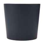 Caneca de cerâmica com acabamento mate e pega retangular 370 ml cor azul-marinho segunda vista