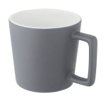 Caneca de cerâmica com acabamento mate e pega retangular 370 ml segunda vista