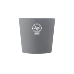Caneca de cerâmica com acabamento mate e pega retangular 370 ml