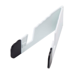 Suporte personalizado muito original para tablet e smartphone Minim cor branco segunda vista frontal