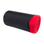 Manta de felpa com saco de transporte 200 g/m2 cor vermelho