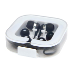 Auriculares tipo-C de cabo com som de alta qualidade e microfone cor preto segunda vista